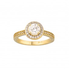 Δαχτυλίδι Σε Κίτρινο Χρυσό 14K Aloro (RI314 - ΖΧ1816)